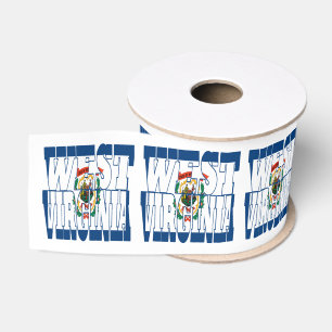 Entwurf einer Staatsflagge in West Virginia Ripsband