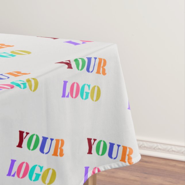 Entwurf einer Vorlage für das Logo Ihres Unternehm Tischdecke (Beispiel)