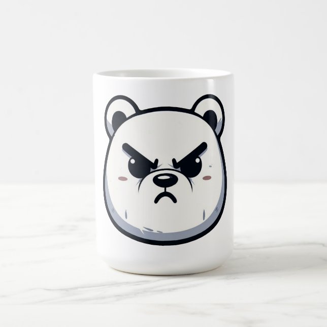 Entwurf eines angroven Polar-Bären Kaffeetasse (Mittel)