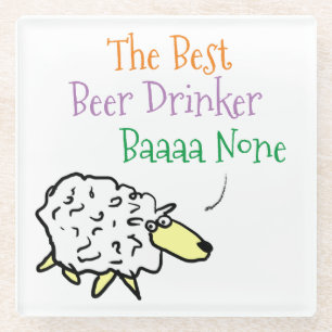 Entwurf eines Beer Drinker Glass Untersetzer