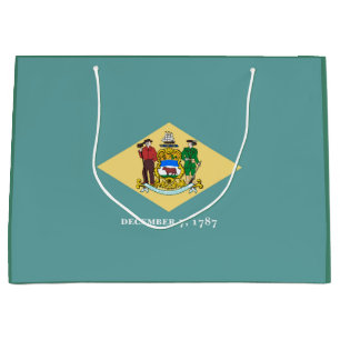 Entwurf eines Delaware-Staatsflagges Große Geschenktüte