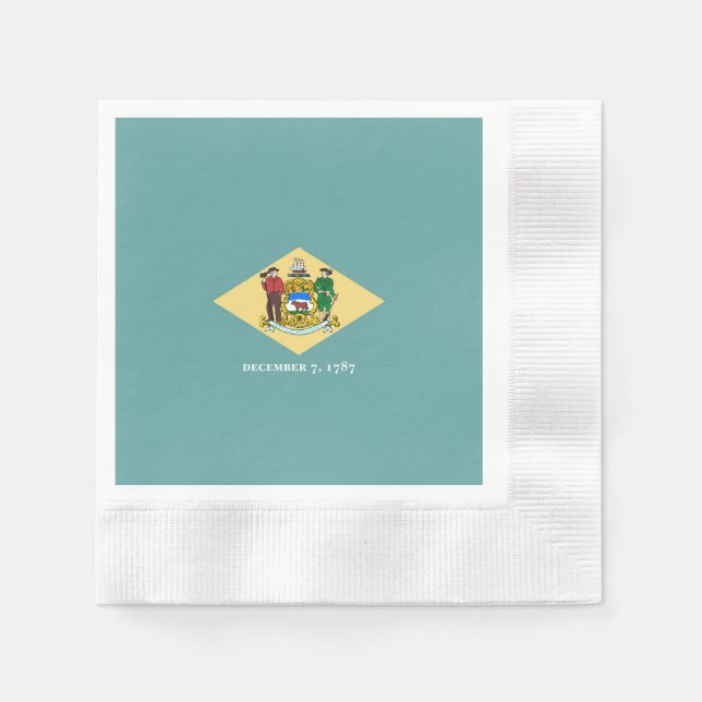 Entwurf eines Delaware-Staatsflagges Serviette (Vorderseite)