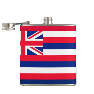 Entwurf eines Flaggenstaates in Hawaii Flachmann