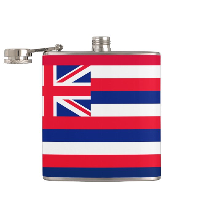 Entwurf eines Flaggenstaates in Hawaii Flachmann (Geöffnet)