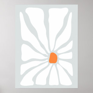 Entwurf eines vintage Blumengartens Poster