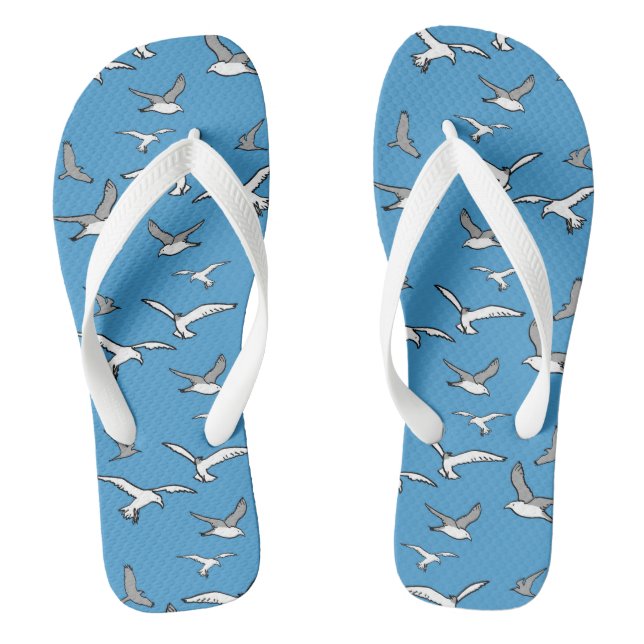 Entwurf fliegender Vögel Flip Flops (Fußbett)