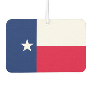 Entwurf für die Flaggen des Staates Texas Autolufterfrischer