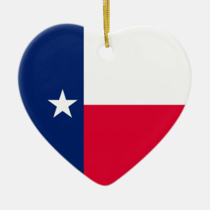 Entwurf für die Flaggen des Staates Texas Keramikornament