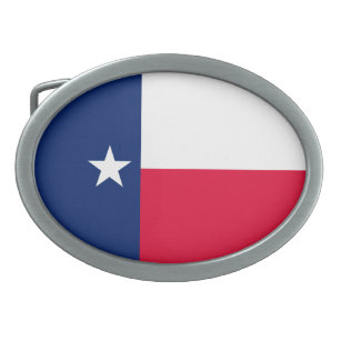 Entwurf für die Flaggen des Staates Texas Ovale Gürtelschnalle