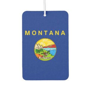 Entwurf für die Staatsflagge von Montana Autolufterfrischer