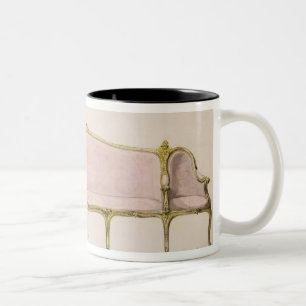 Entwurf für ein Sofa Zweifarbige Tasse