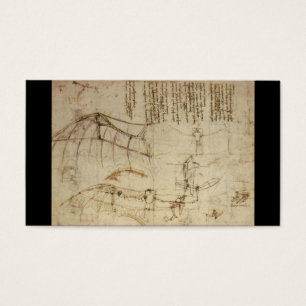 Entwurf für eine Flugmaschine durch Leonardo da