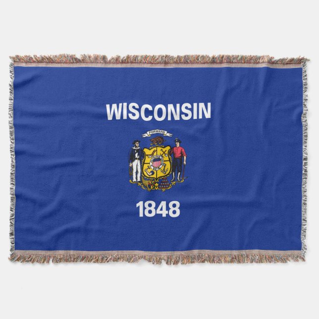 Entwurf für eine Staatsflagge von Wisconsin Decke (Vorderseite)