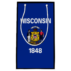 Entwurf für eine Staatsflagge von Wisconsin Kleine Geschenktüte