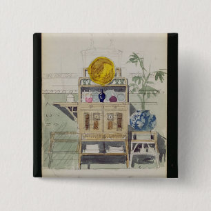 Entwurf für einen Sideboard, c.1860s-70s (w/c u. Button