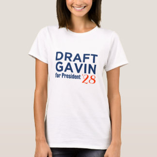Entwurf Gavin Newsom für Präsident 2028 Shirt! T-Shirt