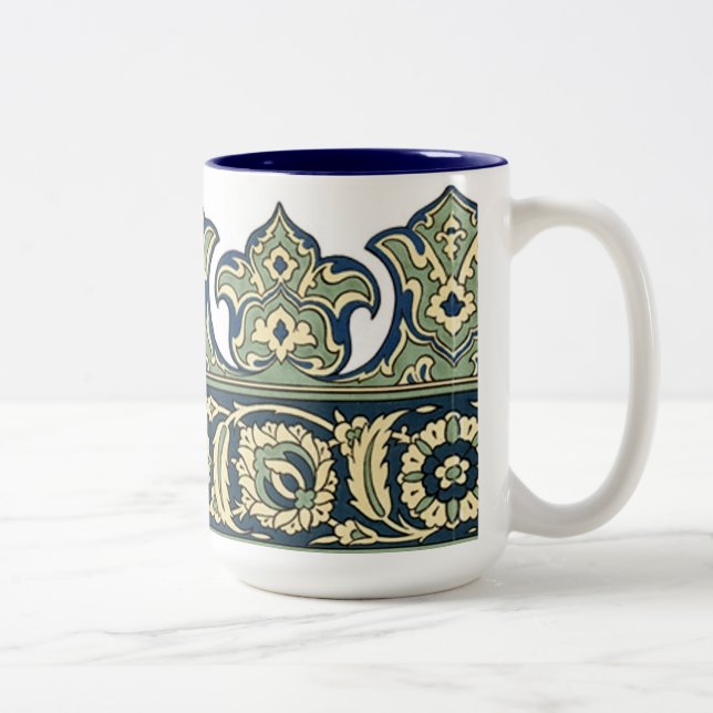 Entwurf islamischer Grenzen - Tasse (Rechts)