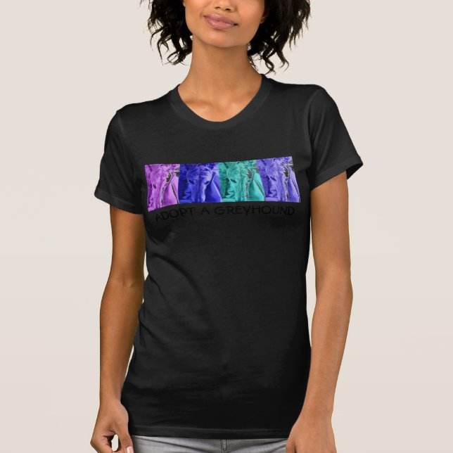 Entwurf Mx4 ADOPTIEREN EIN WINDHUND-Shirt T-Shirt (Vorderseite)
