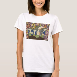 Entwurf orientalischer Landschaften (Farbe litho) T-Shirt