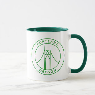 Entwurf Portlands Oregon Tasse