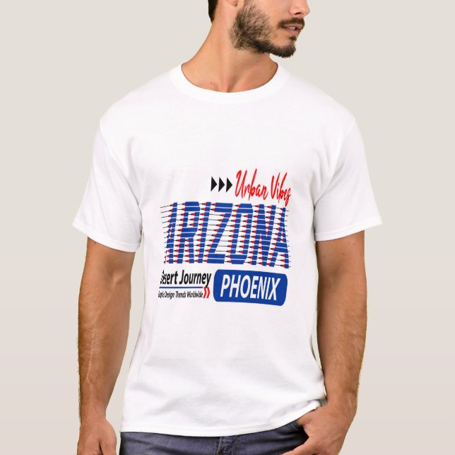 Entwurf von Arizona T-Shirt (Vorderseite)