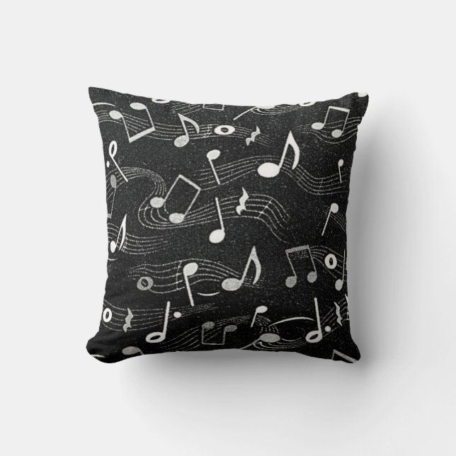 Entwurf von Musiknoten Kissen (Vorderseite)