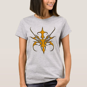 Entwurf von Stammmasken - Orange T-Shirt
