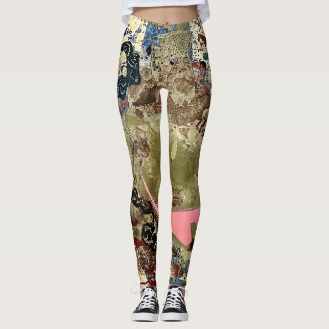 Entwürfe aus Künstlergemälden Leggings (Vorderseite)