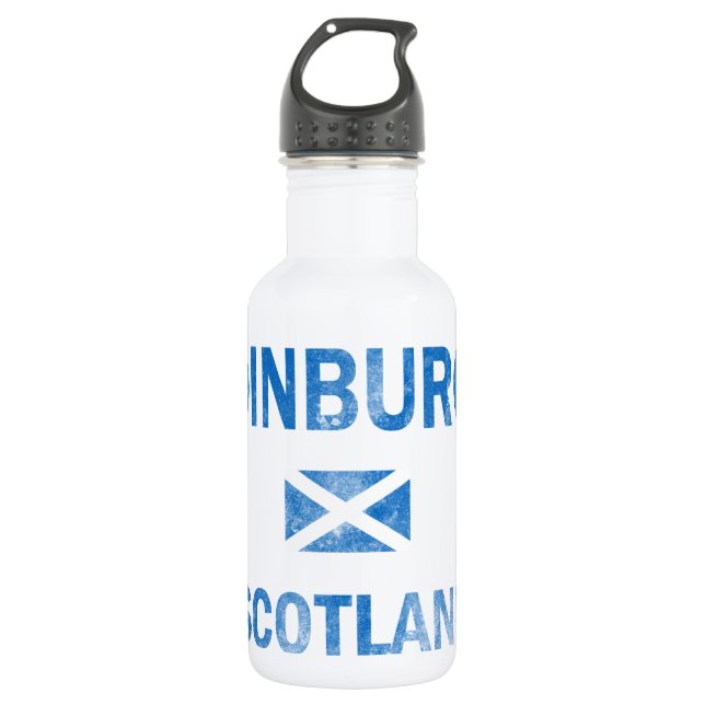 Entwürfe Edinburghs Schottland Edelstahlflasche (Vorderseite)