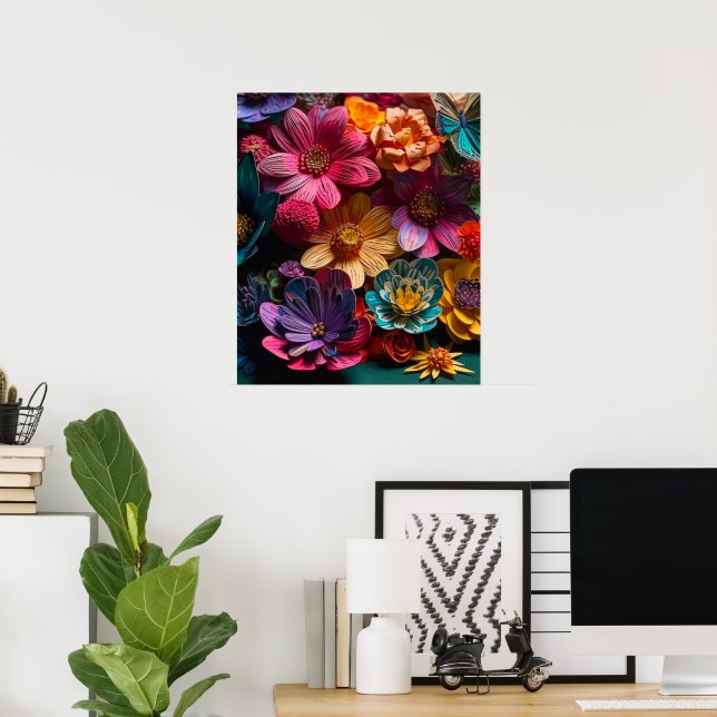 Entwürfe für Blume Poster (Heimbüro)