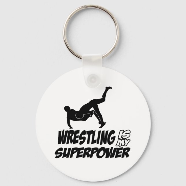 Entwürfe für coole Wrestlinge Schlüsselanhänger (Vorderseite)