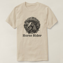 Entwürfe für moderne Pferdereiter nach Shirt