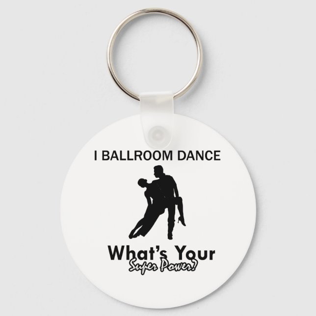 Entwürfe von Ballroom-Tänzen Schlüsselanhänger (Vorderseite)