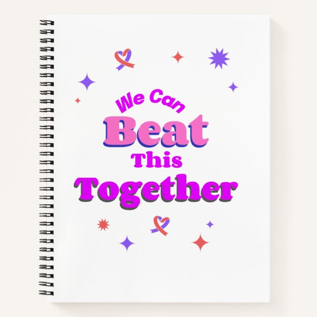 Entwürfe zur Bekämpfung von Brustkrebs Notizbuch (Vorderseite)