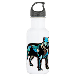 Entwurfs-Haustier-Hund Gruben-Stiers addieren Trinkflasche