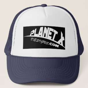 Entwurfs-Logo Hut des Planeten x Truckerkappe