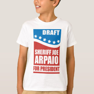 Entwurfs-Sheriff Joe Arpaio für Präsidenten T-Shirt