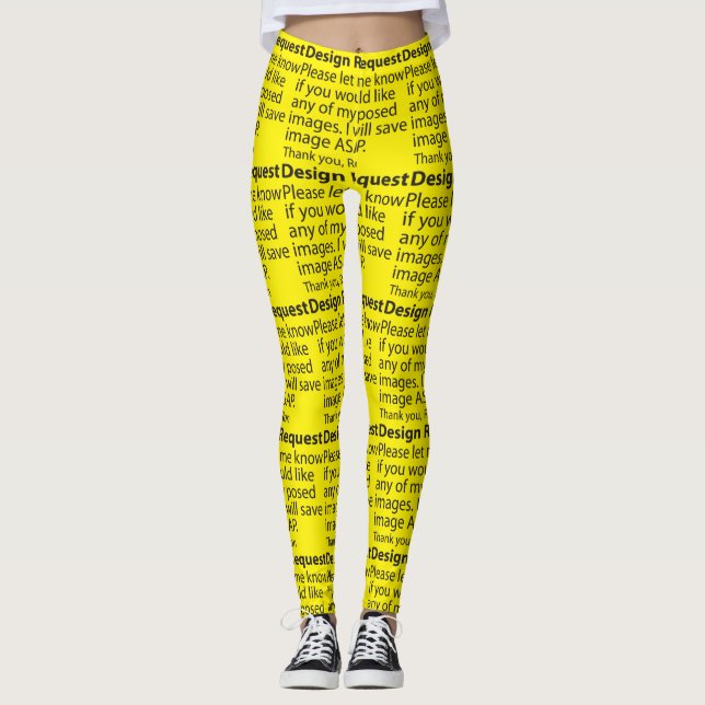 Entwurfsanforderung Leggings (Vorderseite)