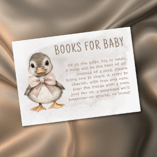 Entzückende Entenküken Watschelnde Baby Shower Büc Begleitkarte