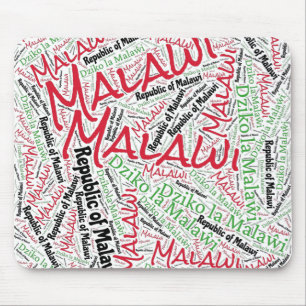 Entzückende Farben der Flagge von Malawi Patriotis Mousepad