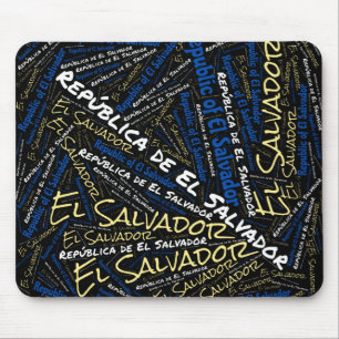 Entzückende Flaggenfarben von El Salvador Patrioti Mousepad
