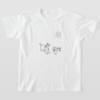 Entzückende Frühlings-Kinderkleidung T-Shirt