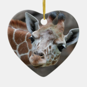Entzückende Giraffen-Verzierung Keramik Ornament
