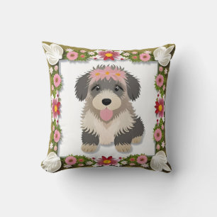 Entzückende Hunde-Kunst - Geschenk für Heimdekorat Kissen