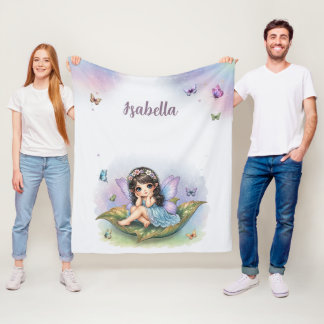 Entzückende kleine Fee Fleecedecke