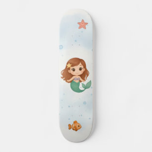 Entzückende kleine Meerjungfrau Kinder Skateboard