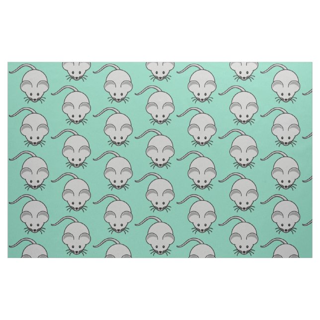Entzückende Maus Stoff (Fat Quarter (45,7 x 55,9 cm))