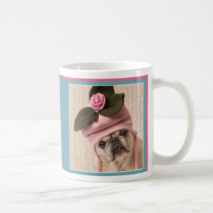 Entzückende Mops-Tasse Gretta Rose der Möpse und Kaffeetasse