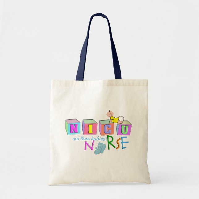 Entzückende NICU Krankenschwester-Taschen-Tasche Tragetasche (Vorne)