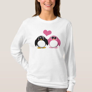 Entzückende Penguins in der Liebe - Shirt